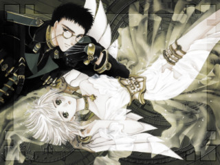 Anime couple bed white fabrics - background free wallpaper