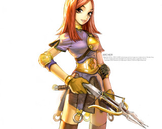 Woman cowboy shot fantasy armor - rossdraw global illumination free wallpaper