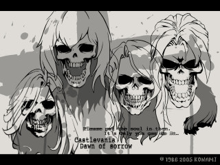Three skulls alice prin gothic - long hair and sunglasses free wallpaper