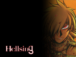 Hellsing girl sword red eyes - a picture of a girl free wallpaper