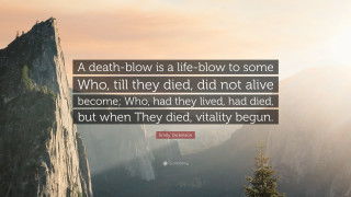 Quote death end life not - alive free wallpaper