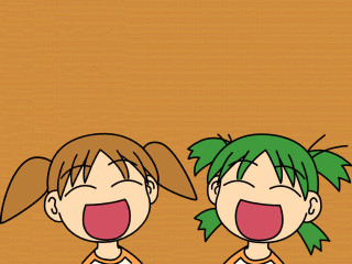 Cheerful cartoon girls open mouth - cheerful free wallpaper