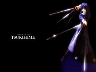 Anime scythe blue background portrait - a white outline free wallpaper