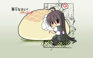 Girl pillow bed pastel chibi - flat free wallpaper