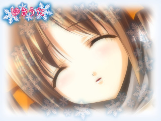 Snowflake suzumiya haruhi bangs brown - background free wallpaper