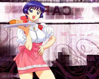 Girl plate heart name tag - anime visual free wallpaper
