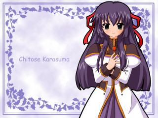 Anime purple dress longhair blush - a red ribbon free wallpaper