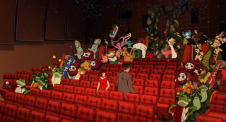 Theater people suit redseats christmas - a theater free wallpaper