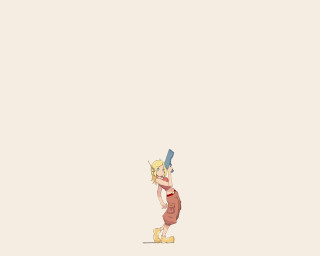 Cartoon character blue hat blonde - a blue hat free wallpaper