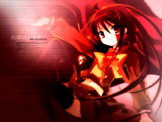 Anime girl red hair sword 8 - long red hair free wallpaper