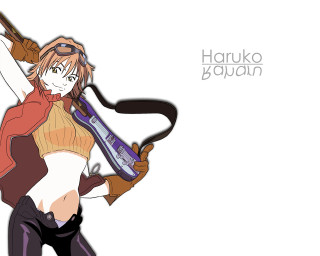 Eizan kikukawa girl guitar anime - her shoulder free wallpaper