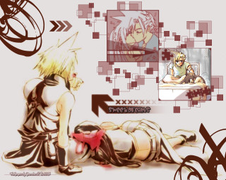Woman ground man gun anime - anime art free wallpaper