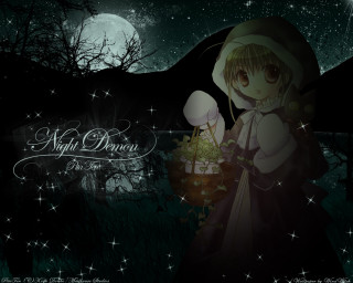 Girl dress basket moon stars - a girl in a dress holding free wallpaper