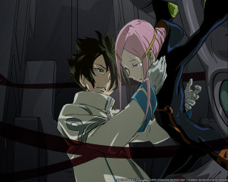 Anime couple room wallpaper red - a red ribbon free wallpaper