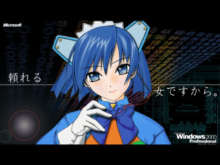 Anime bluehair catears cellphone purism - purism free wallpaper