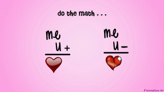 Two hearts same direction opposite - a diagram free wallpaper