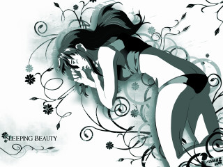 Gothic floral illustration anime clarice - floral free wallpaper