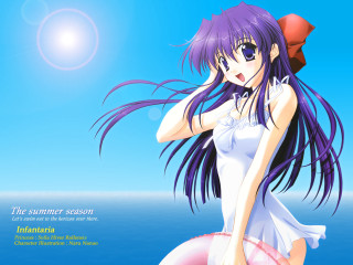 Woman beachball summer netart longhair - the wind free wallpaper