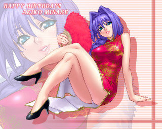 Cartoon girl red dress pink - fantastic free wallpaper