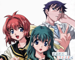 Anime group blue hair blue - eizan kikukawa free wallpaper