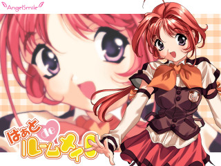 Redhair girl bowtie checkered wall - hint of yayoi kasuma free wallpaper