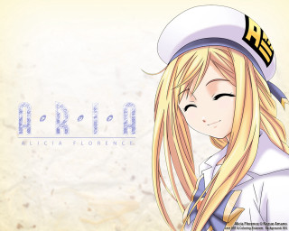 Blonde anime sailor portrait aria - a anime character free wallpaper