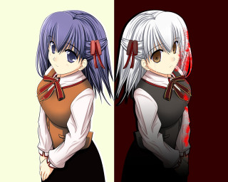 Anime characters brown purple hair - different colored hair free wallpaper