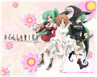 Anime girls floral hats witch - hat free wallpaper