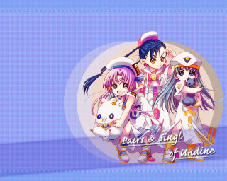 Paris song paradise anime girls - a group of anime girls free wallpaper