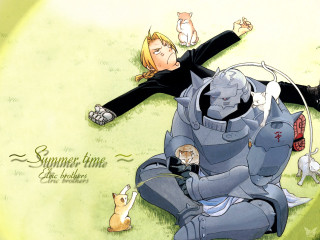 Fantasy summer animals armor bunny - a cartoon of a woman free wallpaper