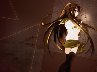 Long haired woman green skirt - a green skirt free wallpaper