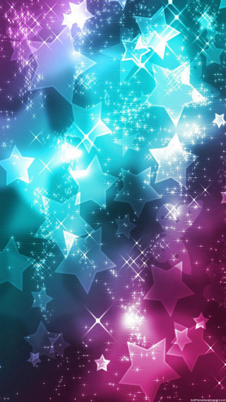 Colorful background stars side image - claire dalby free wallpaper