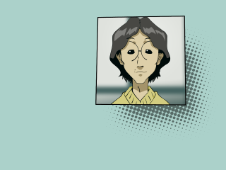 Woman yellow shirt green background - katsuhiro otomo free wallpaper