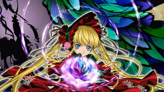 Woman red dress crystal ball - a crystal ball free wallpaper