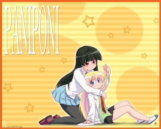Anime couple star frame yellow - star and a star free wallpaper