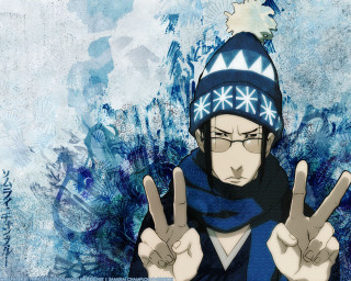 Man hat scarf peace sign - eiichiro oda free wallpaper