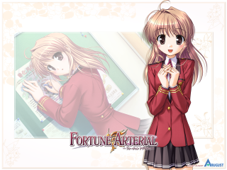 Anime longhair redcoat woman portrait - a red coat free wallpaper