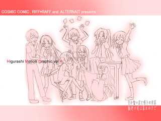 Anime girls pink background smile - video art free wallpaper