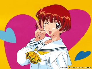 Red haired sailor girl ayako - a screenshot free wallpaper