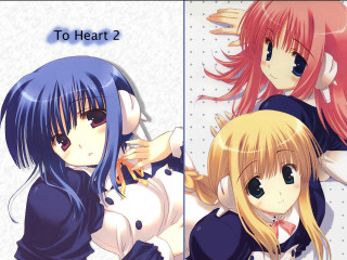 Anime girls blush headphones longhair - blue hair free wallpaper for desktop