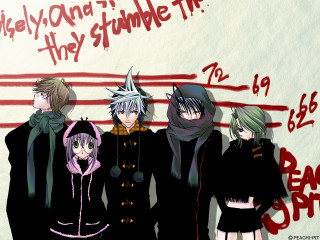Anime group graffiti ny newyear - symmetry!! free wallpaper