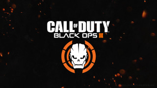 Black background white orange logo - orange free wallpaper