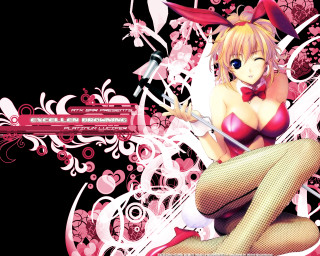 Woman red top fishnets knife - a knife and a knife free wallpaper