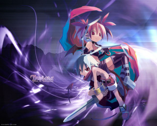 Girl sword purple swirl rayonism - swirl free wallpaper