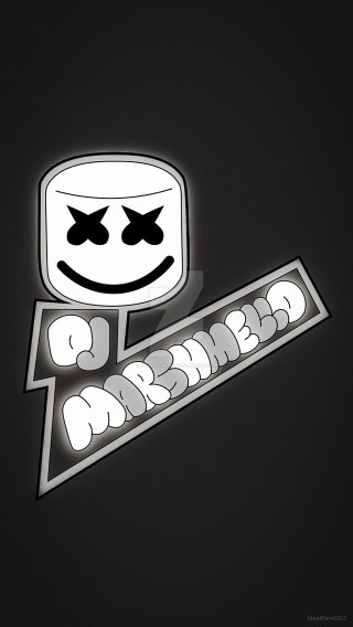 Marshmallow smiley logo black white - a smiley face free wallpaper