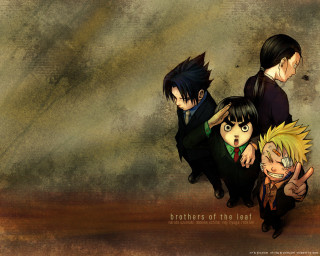 Brothers heat anime characters formal - background free wallpaper