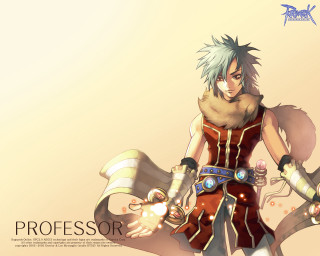Professor anime fantasy portrait fur - holding free wallpaper