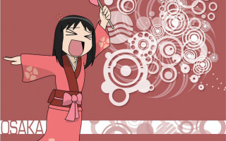 Pink kimono umbrella anime screenshot - circle free wallpaper