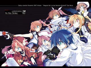 Anime swords hats longhair blackwhite - official art free wallpaper for desktop