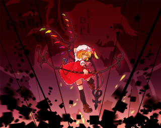 Red dress girl archery alice - serial free wallpaper